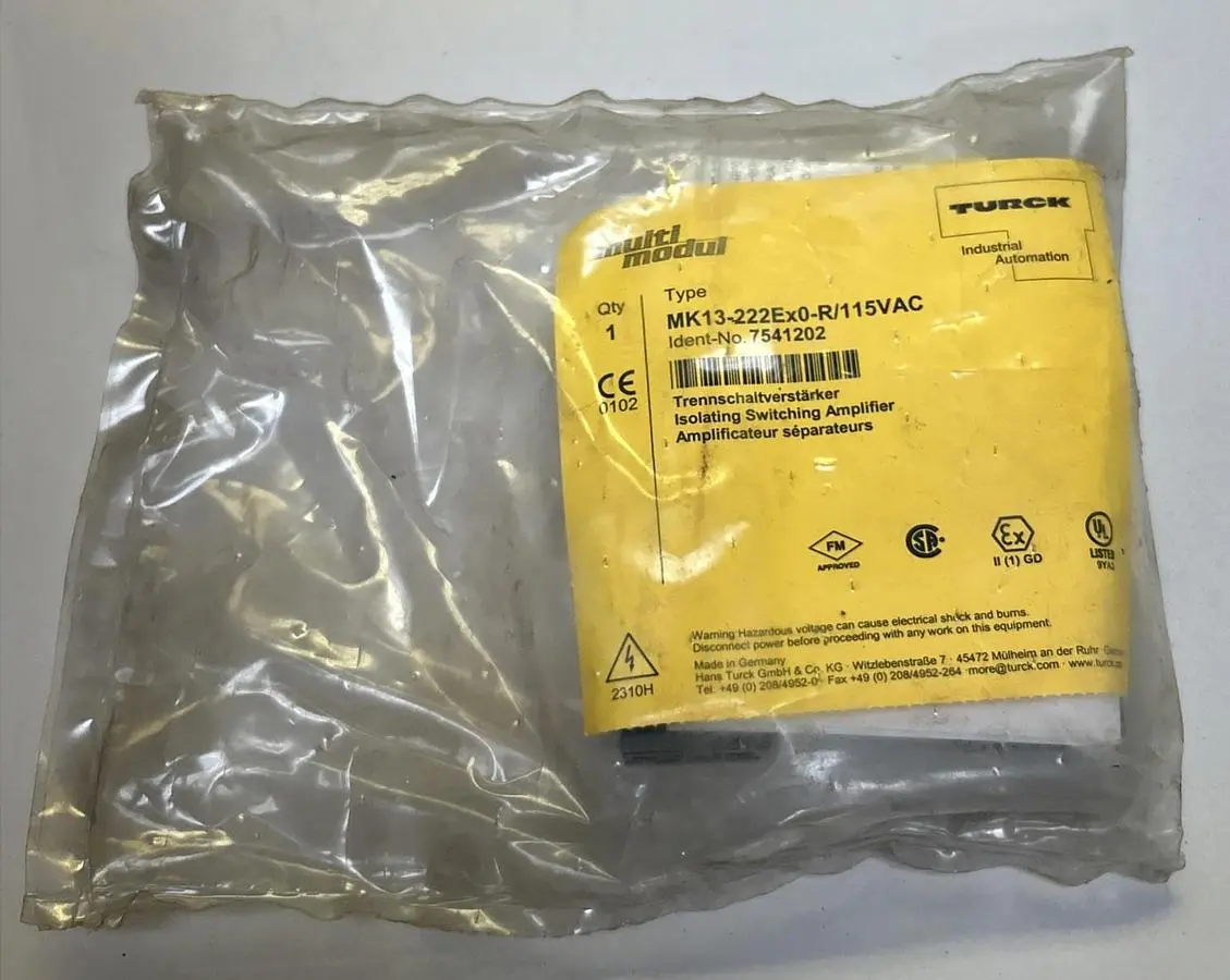 Used TURCK MK13-222EX0-R/115VAC Relays & Switches | Surplus Asset Holdings #1205750