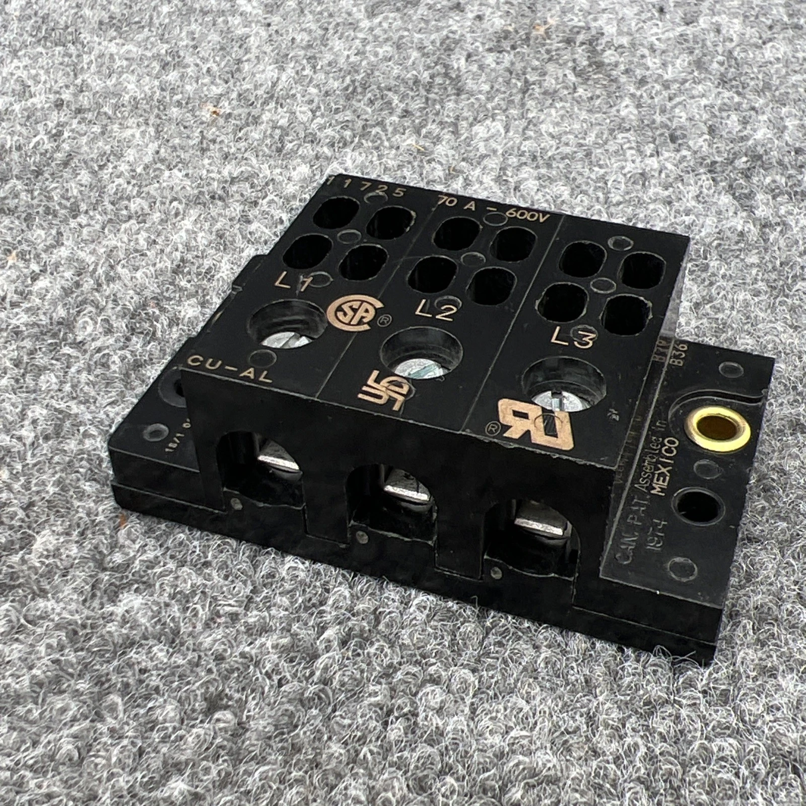 Used Eaton Bussmann 1725-3 Terminal Blocks California US | Davliegogo LLC #1707612