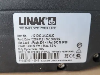 New | in-Stock 2008 LINAK 121000-31302420 Electric Motor Driven Actuators British Columbia CA | Lenmark #255224