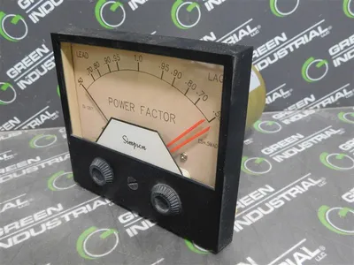 Simpson 3324AAIXA Power Factor Indicating Controller .50 Lead - 1.0 - .50Lag New