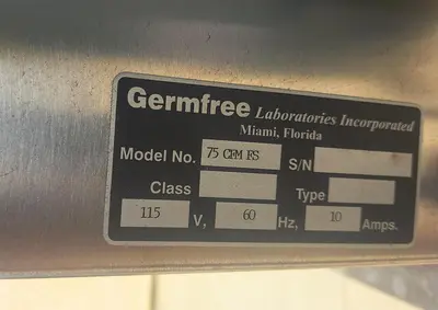 USED GERMFREE LAB INC CGB-3SS