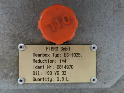 Fibro ES-1025  4:1 Gear Drive Reducer Gearbox for Rotary Indexer Table