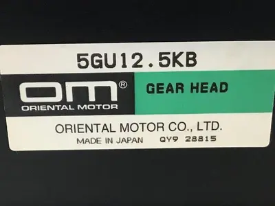 USED ORIENTAL MOTOR 5GU12.5KB