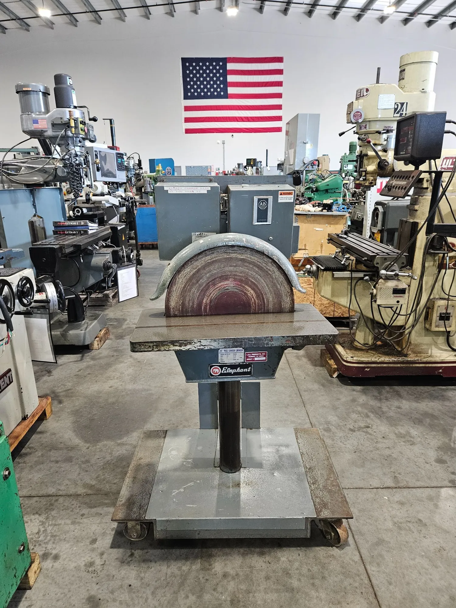 20” ELEPHANT DS-20 Heavy Duty Disk Sander #7977