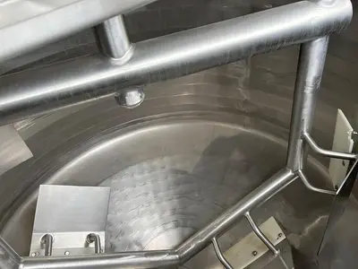 Cherry Burrell 200-Gallon Stainless Steel Jacketed Tank with Scrape Surface Agitation #S744979