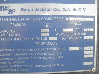 NEW BYRON JACKSON 6X8X13-6 P-HDB