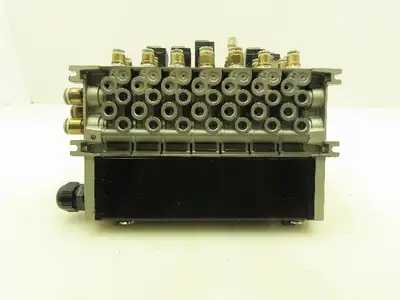 SMC VV5FS2 Plug-In 7-Station Manifold Control Unit VFS2000 Solenoid Valve Bank