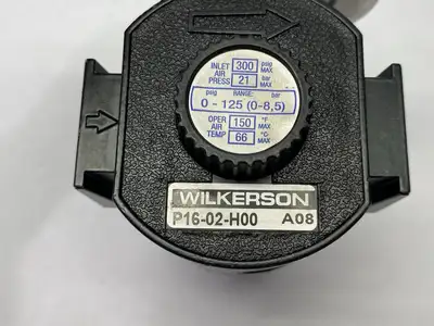 USED WILKERSON MODULAR PRESSURE REGULATOR, FULL FLOW PORTS 1/4" NPT