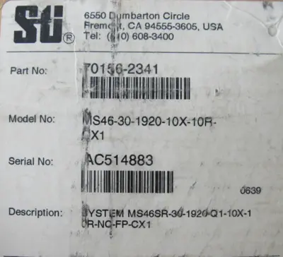 NEW STI 70158-1537 RECEIVER AND 70157-1139 TRANSMITTER 4600 SERIES MS46-30-1920