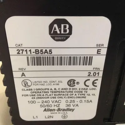 USED ALLEN BRADLEY 2711-B5A5 SER E