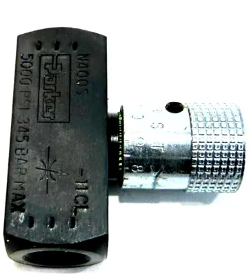 NEW PARKER N400S 11CL NEEDLE VALVE 5000PSI