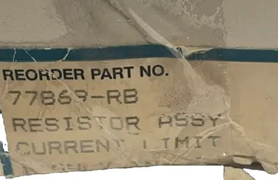 NEW RELIANCE ELECTRIC 77869-RB RESISTOR ASSY. 77869RB