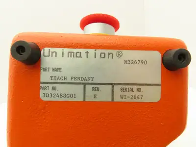 Westinghouse Unimation 3D32488G01 Robot Teach Pendant W/Cable & Deadman Switch