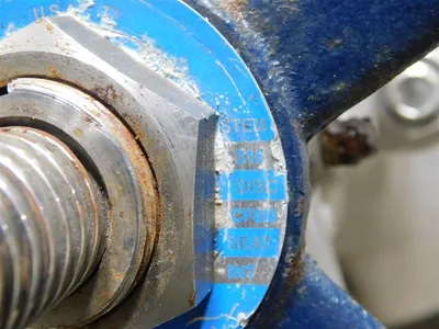 3" Powell 2456 Gate Valve Class 150 275 PSI WOG 500°F Max. Used