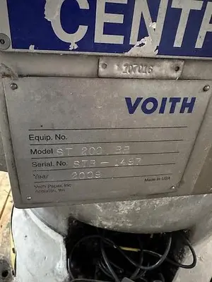 Voith Bird ST 200 Centrisorter Screen