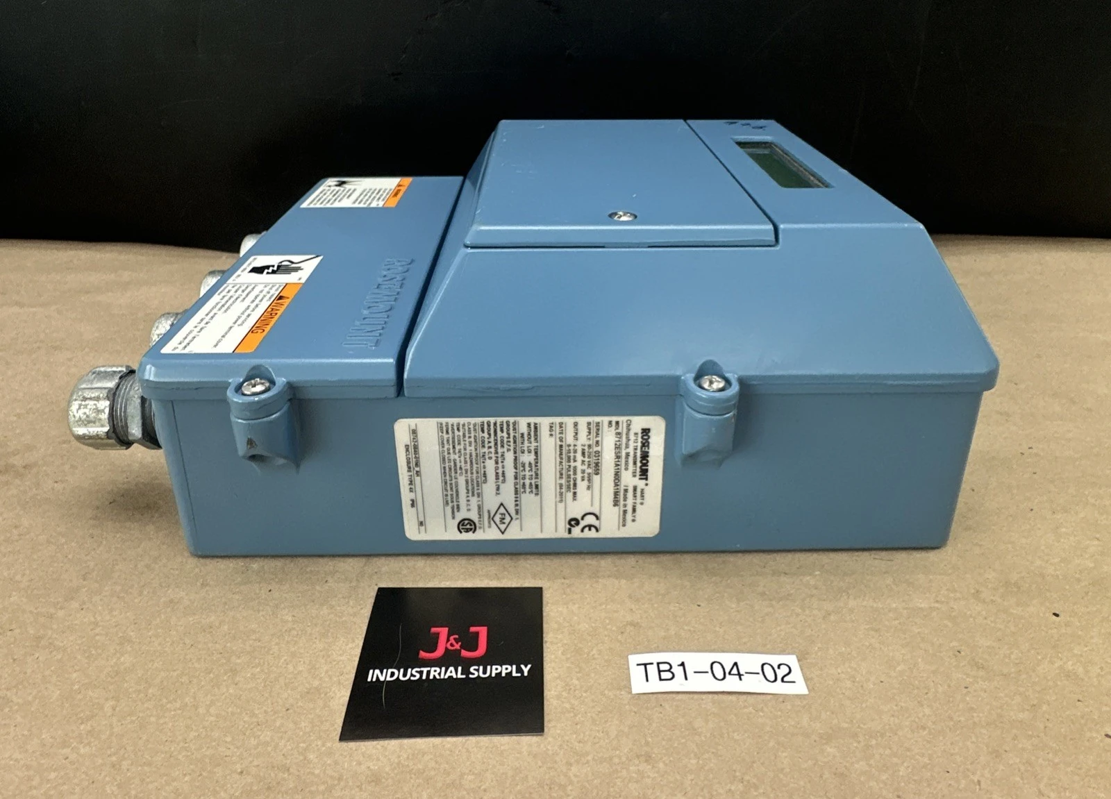 Used Rosemount 8712ESR1A1N0DA1M4B6 Meters - Misc Indiana US | J&J Industrial Supply #1283571
