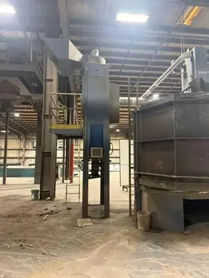Used WHEELABRATOR 84" TABLE Table Shot Blaster (Turntable) Pennsylvania US | Shot Blasting Equipment #1459810