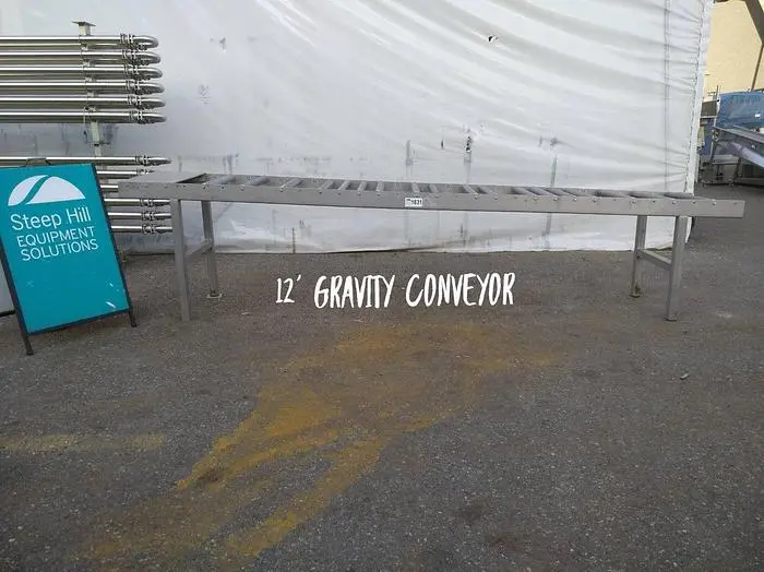 12' Gravity Roller Conveyor