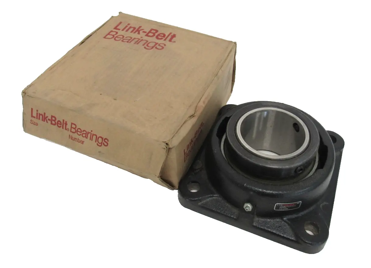 NEW LINK BELT F3U255N FLANGE MOUNT BEARING 3-7/16"