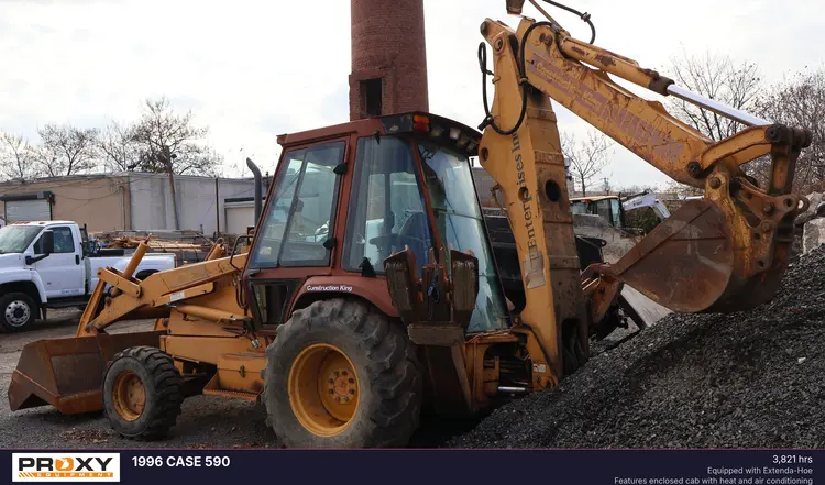 Used 1996 CASE 590 Excavators Pennsylvania US | Proxy Equipment #1382741