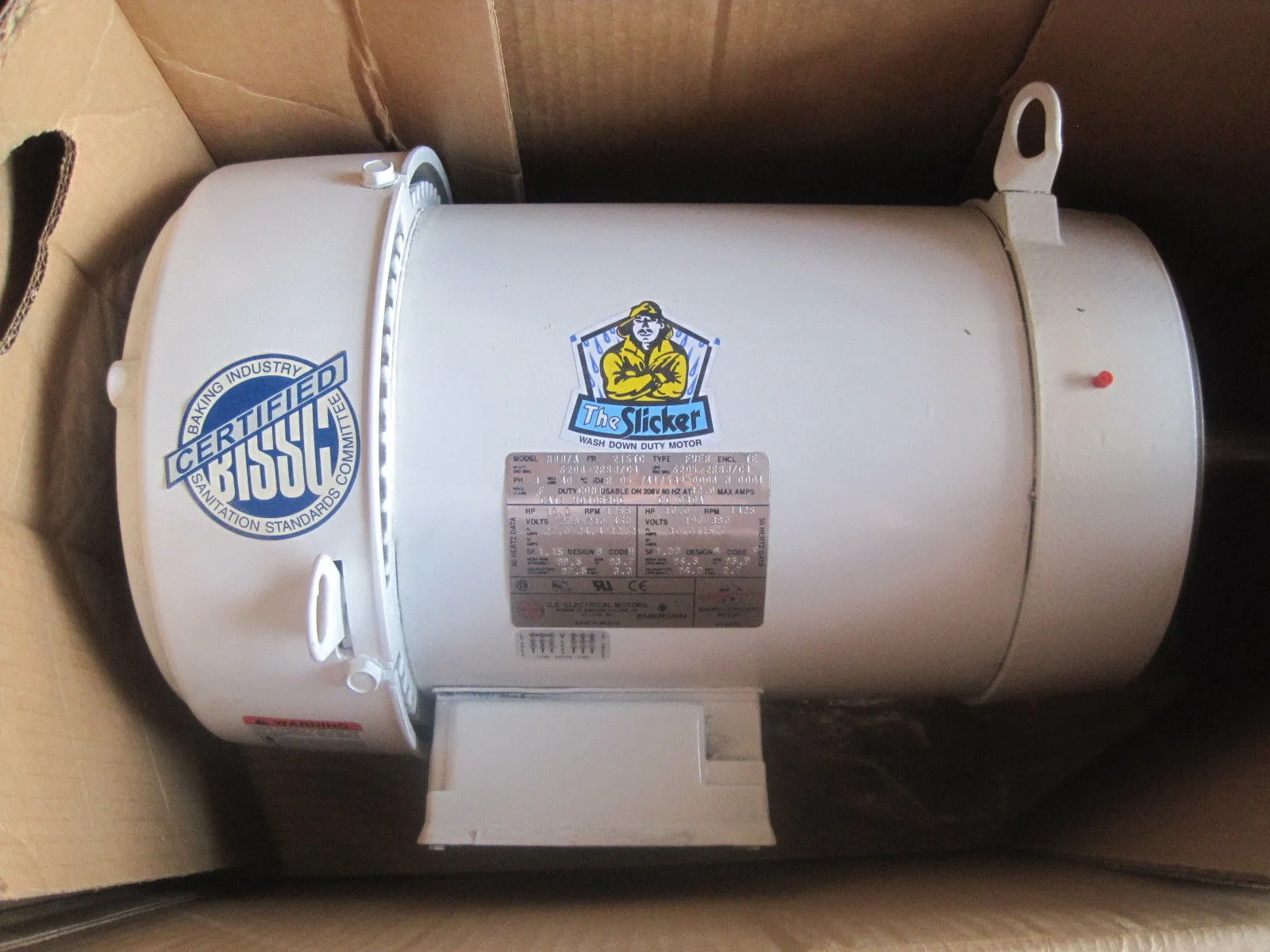 NEW EMERSON / US MOTORS WD10E2DC TYPE: FWER 10 HP MOTOR