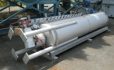 Tank, 350 Gallon, Stainless Steel, 2'6" X 10', Double Agitation, #C693490