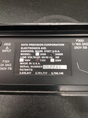 USED Data Precision 2480