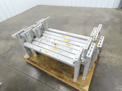 Hytrol MS-5 36"W Conveyor Leg Stationary Floor Support 19-5/8" to 25-5/8"H WHITE
