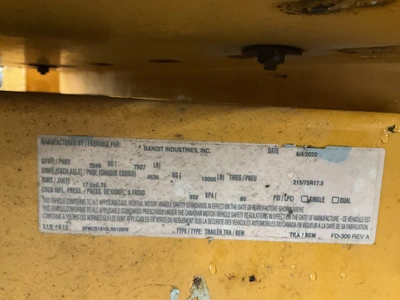 Used 2020 BANDIT INTIMIDATOR 15XP Brush Chippers Michigan US | Miedema Asset Management Group #1579991