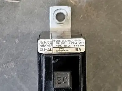 Used WESTINGHOUSE BAB1020 Switchgears British Columbia CA | Lenmark #242531