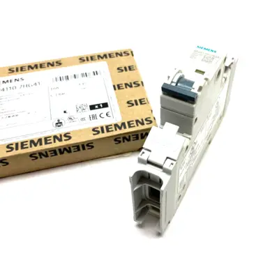 USED SIEMENS MINIATURE CIRCUIT BREAKER 10A 1-POLE C-CHAR.