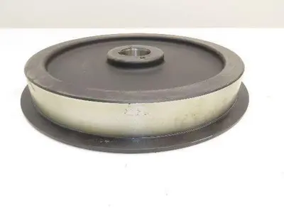 Steel Track Wheel 11.8" Dia 1.5"W Single Flanged Industrial Train Railway Cart