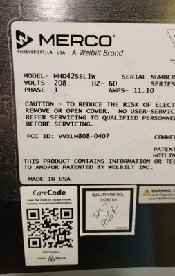 NEW Merco MHD42SSL1W