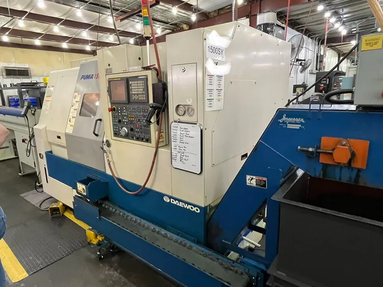 Used 2004 Daewoo PUMA 1500SY 5-Axis or More CNC Lathes Illinois US | Coast to Coast Machinery #73435