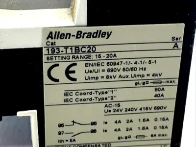 USED ALLEN BRADLEY 193-T1BC20
