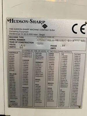 2001 HUDSON-SHARP 475w LH Bag Machines, wicketers | Mark One Machinery (18)