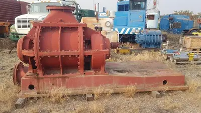 USED ROOTS CONNERSVILLE TYPE RCV 16X28 ROTARY POSITIVE VACUUM PUMP / BLOWER