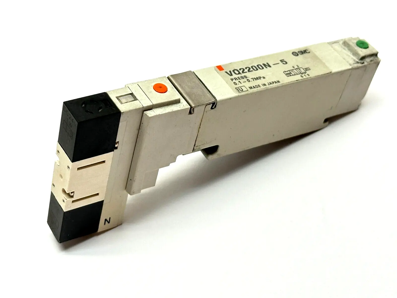 VQ2200N-5 | SMC  Solenoid Valve 5-Port 0.1-0.7MPa - Used