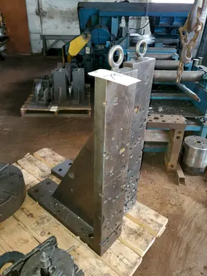 (2) 7" x 36" x 26" ANGLE PLATES. STOCK #0104423.
