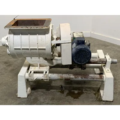 Used 10" Blow Thru Mild Steel  Rotary Airlock Valve