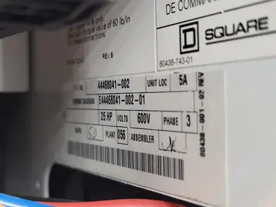 USED SQUARE D MODEL 6