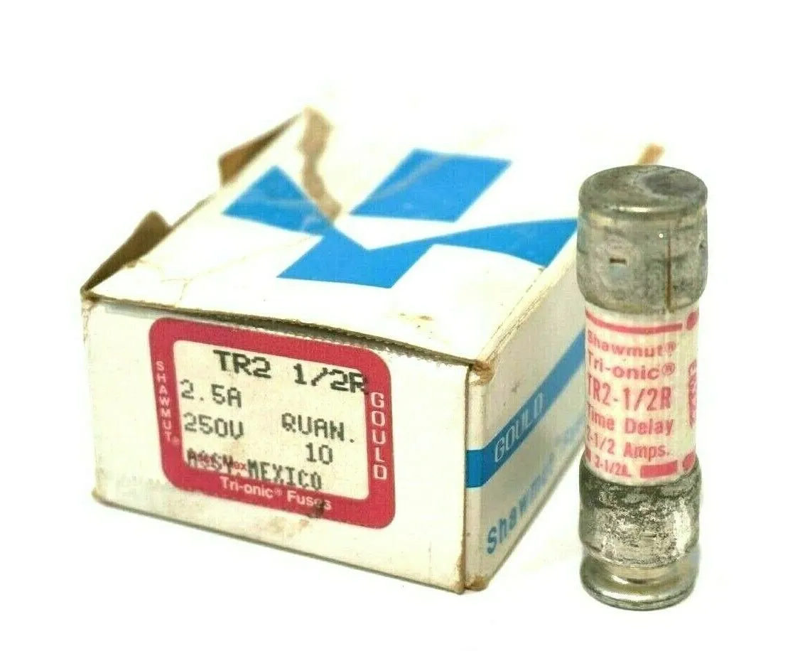 10 NEW GOULD SHAWMUT TR2-1/2R FUSES TR212R