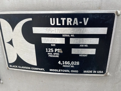 Black Clawson Ultra-V UV600 Pressure Screen