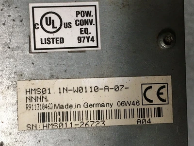 USED REXTROTH HMS01.1N-W0110 (5)-