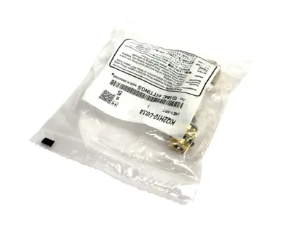 KQ2H10-U03A | SMC  Pneumatic One-Touch Fitting 10mm Tube O.D. G 3/8" 5-PACK - New