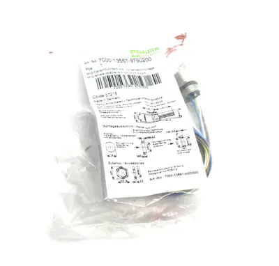 New | in-Stock Murrelektronik M12 Female Receptacle A-cod. Front Mount Panel Mounts Michigan US | Maverick Industrial Sales #1398498