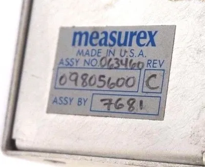 MEASUREX 09805600 POWER SUPPLY WITH COMMUNICATION BOARD REV. C