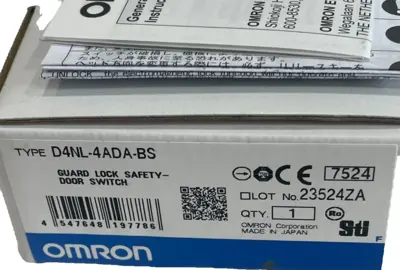 NEW OMRON D4NL-4ADA-BS SAFETY DOOR SWITCH D4NL4ADABS