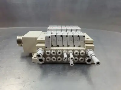 SMC SV1400-5FU 7-Module 24VDC Valve Manifold. 6D-19