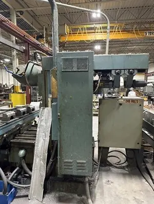 70" X 18" HECKERT MODEL #FU-400E UNIVERSAL MILL, VERTICAL HEAD & CNC FANUC CONTROL: YOBRO #25329